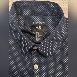 ·H&M Cotton Blend Casual Button Down Shirt, Small